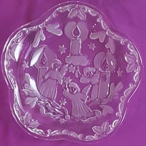 Christmas Glass Dish